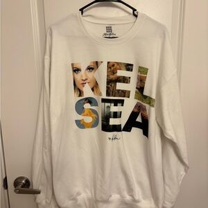 Kith White Oversized Graphic Sweatshirt